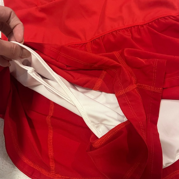 Red Workout Romper size medium - Picture 5 of 6